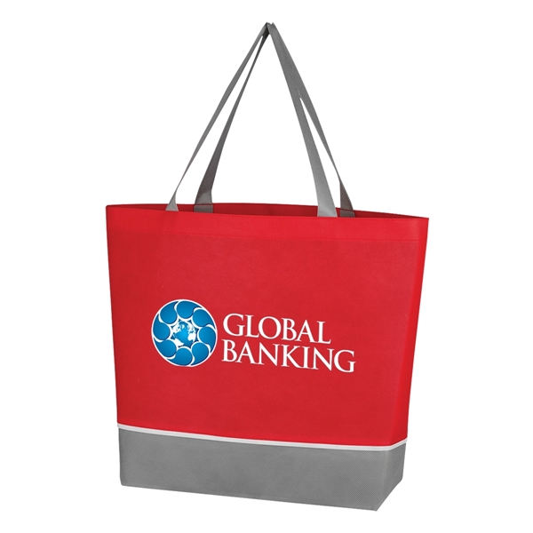 Tote bag made of nonwoven polypropylene that measures 17 1/2" x... from ASI 61125 Hit Promotional Products / Hit®