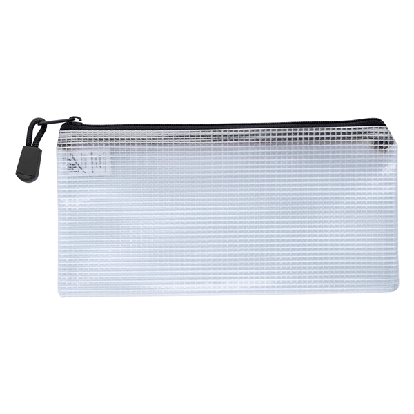 Zippered pouch made of water and stain resistant poly weave durable... from ASI 61125 Hit Promotional Products / Hit®