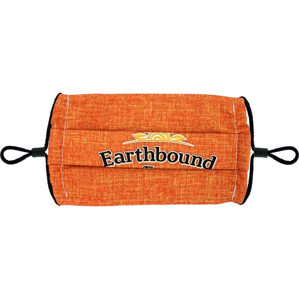 Single Pleat Full Color Fabric Face Mask... from ASI 30208 A P Specialties / AP Specialties