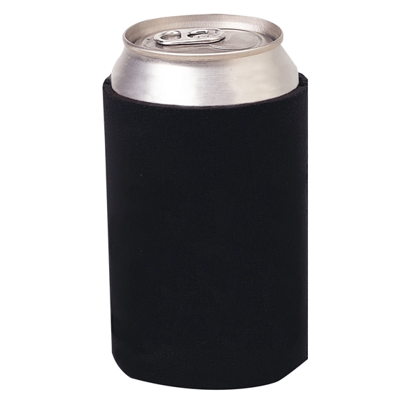Beverage holder made of laminated open cell foam, folds flat.... from ASI 61125 Hit Promotional Products