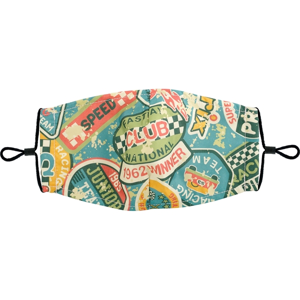 Smooth Full Color Fabric Face Mask... from ASI 30208 A P Specialties / AP Specialties