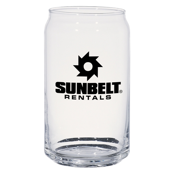 16 oz. clear can-shaped glass.... from ASI 61125 Hit Promotional Products / Hit®