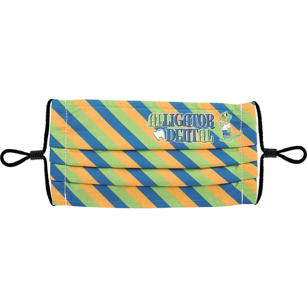 Full Color Pleated Face Mask... from ASI 30208 A P Specialties / AP Specialties