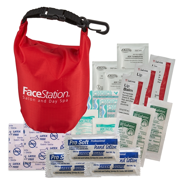 Ripstop first aid kit roll top bag with latex free bandages,... from ASI 52840 Evans Manufacturing