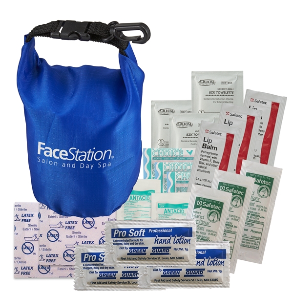 Ripstop first aid kit roll top bag with latex free bandages,... from ASI 52840 Evans Manufacturing