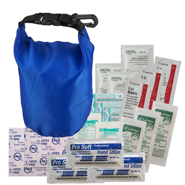 Ripstop first aid kit roll top bag with latex free bandages,... from ASI 52840 Evans Manufacturing