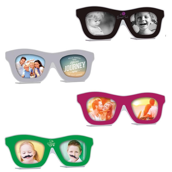 Sunglasses shaped photo frame with two inserts.... from ASI 62190 Illini