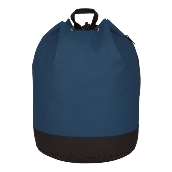 Drawstring tote / backpack with PVC lining and adjustable padded straps.... from ASI 61125 Hit Promotional Products / Hit®