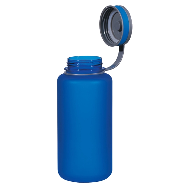 32 oz. sports bottle with rubberized finished and self-attached screw-on, spill... from ASI 61125 Hit Promotional Products / Hit®