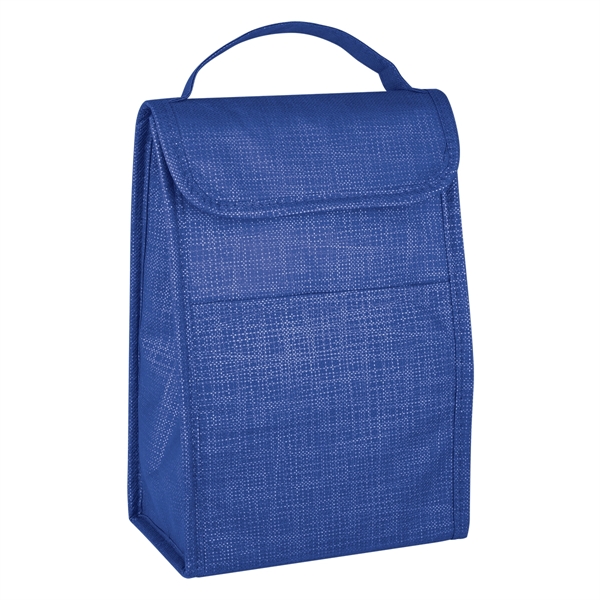 Lunch bag made of 80 gram non-woven, coated water-resistant polypropylene with... from ASI 61125 Hit Promotional Products / Hit®