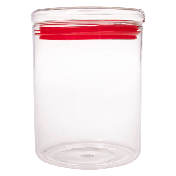 26 oz. Lancaster glass container with a lid available in several... from ASI 61125 Hit Promotional Products / Hit®