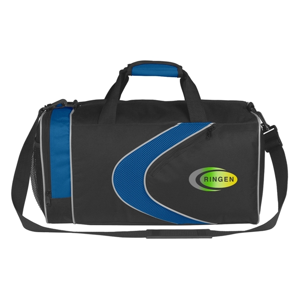 Sports duffel bag with top zippered compartment and shoulder strap.... from ASI 61125 Hit Promotional Products / Hit®