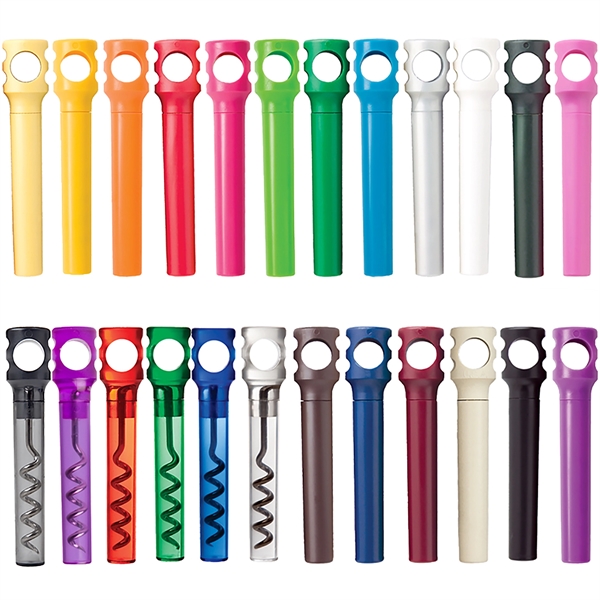 Pocket-sized, two-piece corkscrew that's made of ABS plastic.... from ASI 55450 Franmara Inc