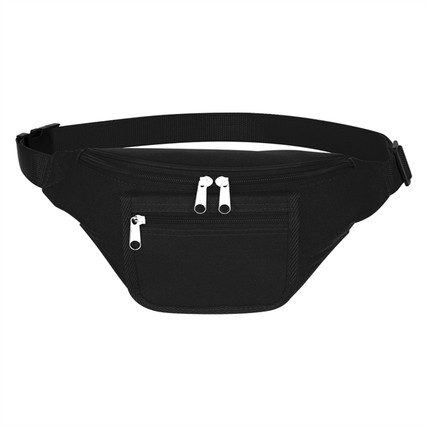 600 denier polyester fanny pack with an adjustable waist strap, zippered... from ASI 61125 Hit Promotional Products / Hit®