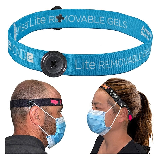 3/4" x 18" Mask Master polyester and spandex facemask strap extender.... from ASI 62660 Innovation Line