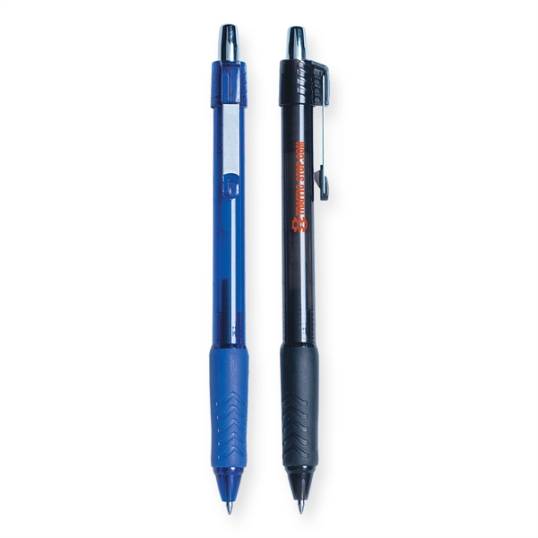 Retractable gel pen with rubber grip.... from ASI 61125 Hit Promotional Products / Hit®