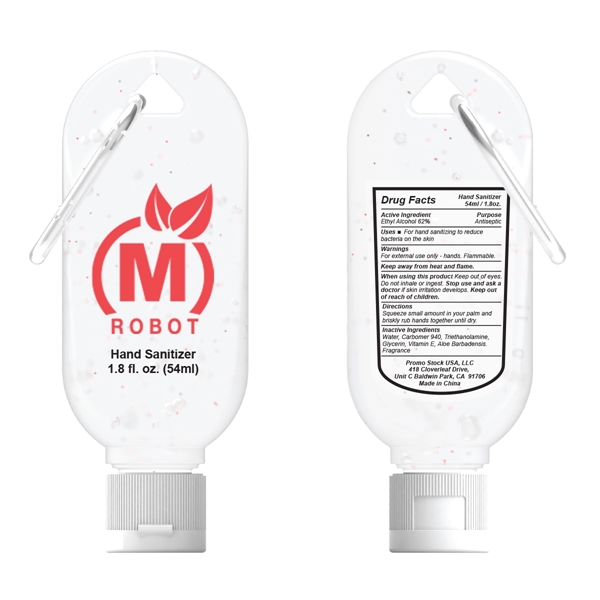 1.8oz Hand Sanitizer with Carabiner... from ASI 99030 Zipline / Zipline®