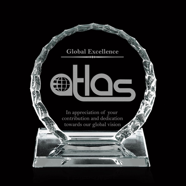 Iceberg Circle - 3/8" Starfire.... from ASI 84592 St Regis Group / Prestige Glass