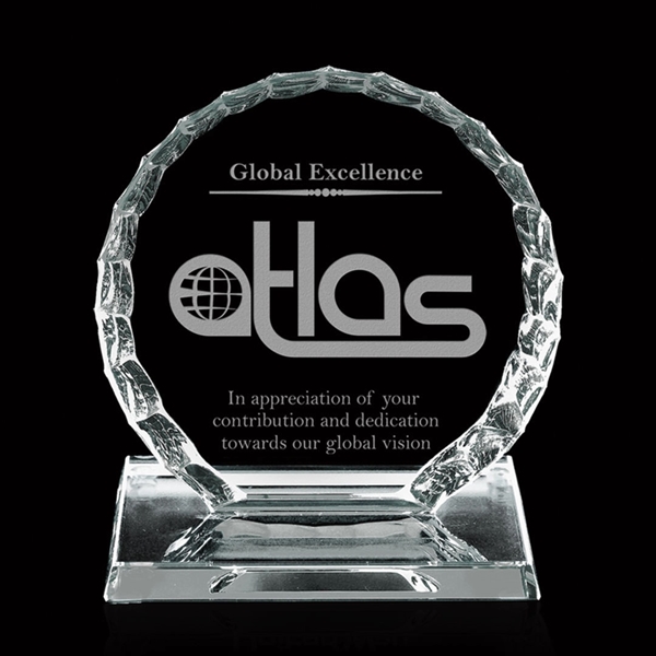 Iceberg Circle - 3/8" Starfire.... from ASI 84592 St Regis Group / Prestige Glass