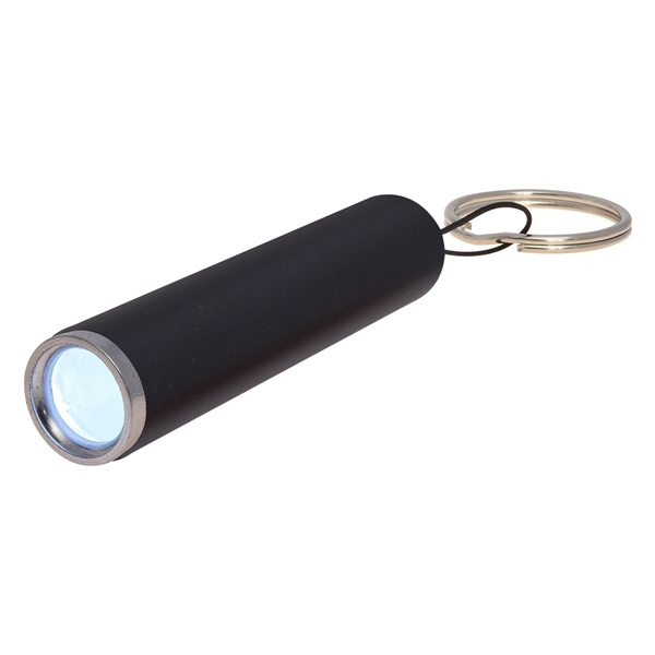 Ray light-up LED flashlight with a keyring and button cell batteries... from ASI 61125 Hit Promotional Products / Hit®