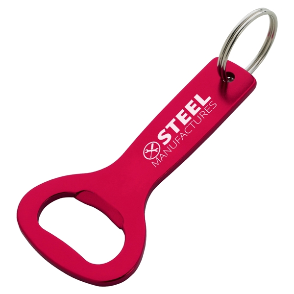 Aluminum Bottle Opener Key Ring.  Approx. Size:  1 1/2"... from ASI 61125 Hit Promotional Products / Hit®