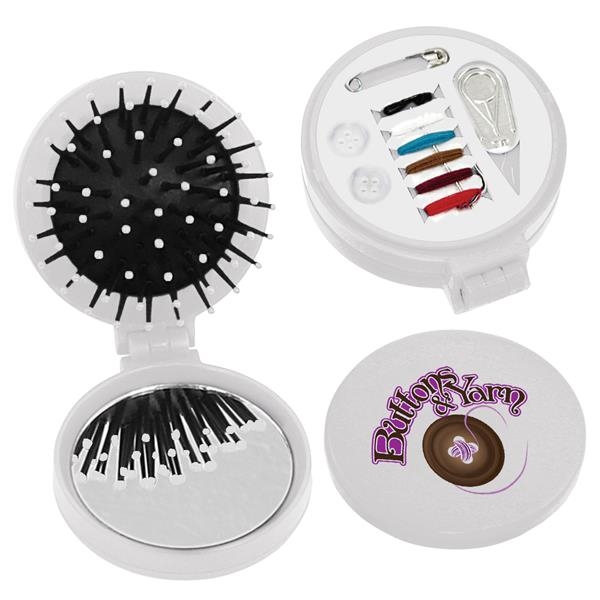 3 in 1 sewing kit, high impact plastic with shatter resistant,... from ASI 61125 Hit Promotional Products