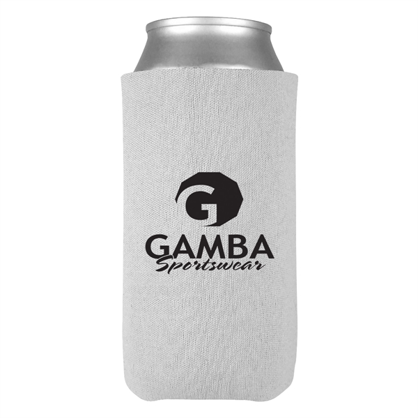 Foam can holder that folds flat... from ASI 61125 Hit Promotional Products / Hit®
