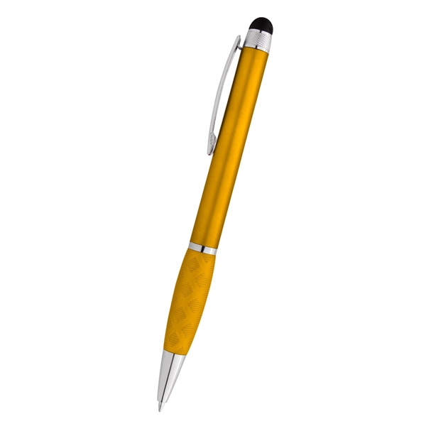 Twist-action ballpoint pen with stylus on one end... from ASI 61125 Hit Promotional Products / Hit®