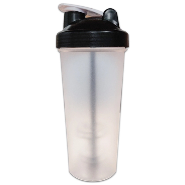 27 ounce plastic Perfect shaker bottle with mixing pole in cap.... from ASI 31978 Admanline