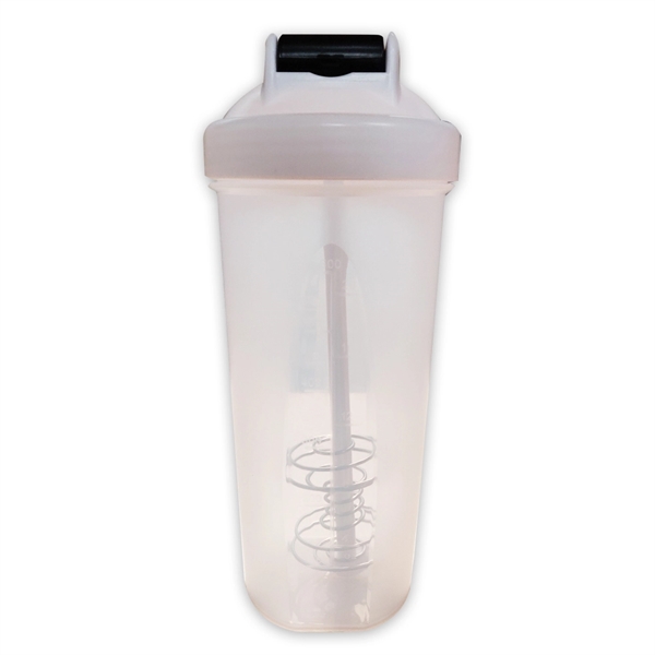 27 ounce plastic Perfect shaker bottle with mixing pole in cap.... from ASI 31978 Admanline