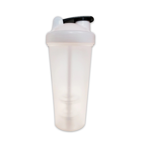 27 ounce plastic Perfect shaker bottle with mixing pole in cap.... from ASI 31978 Admanline