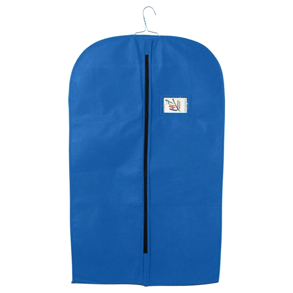 Non-woven garment bag with front zipper and identification window.... from ASI 61125 Hit Promotional Products / Hit®