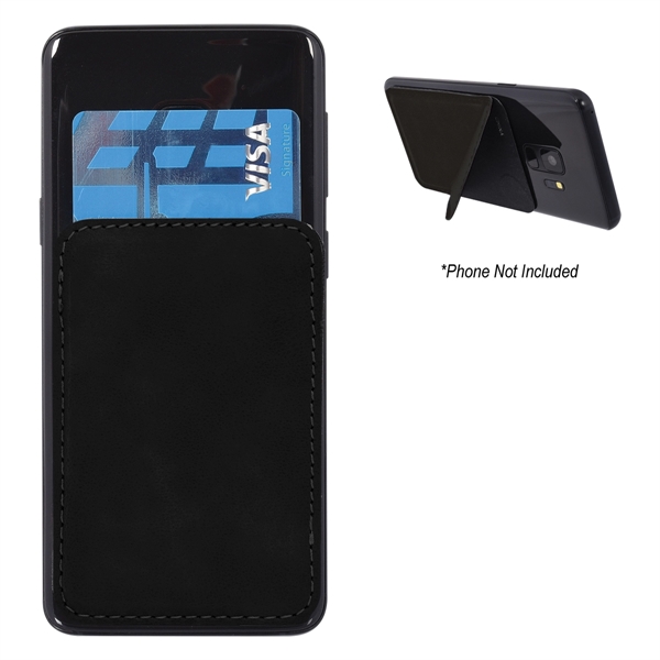 Phone wallet with space for cards and cash and a kickstand... from ASI 61125 Hit Promotional Products / Hit®