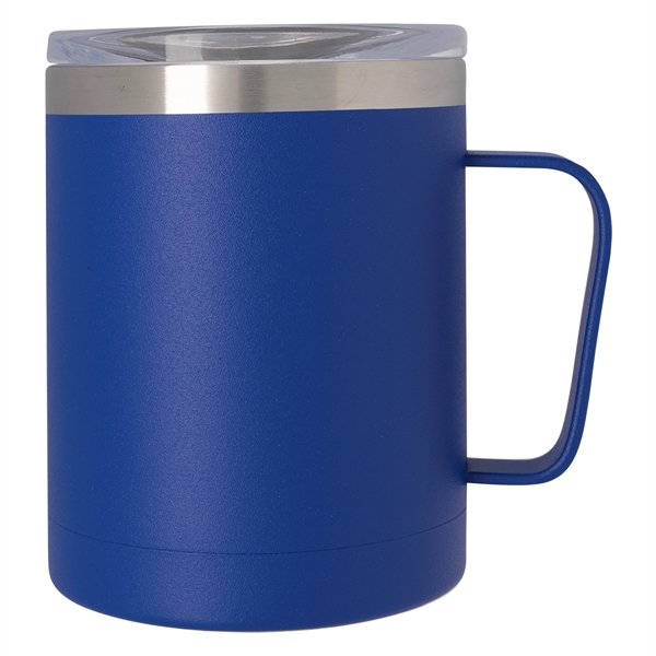 12 oz. double wall stainless steel mug with a powder coated... from ASI 61125 Hit Promotional Products / Hit®