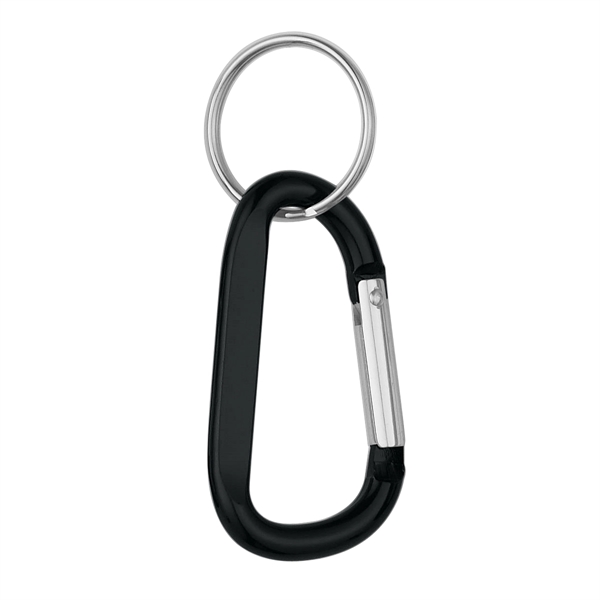 8MM Carabiner with Split Ring.  Approx. Size:  3" H.... from ASI 61125 Hit Promotional Products / Hit®