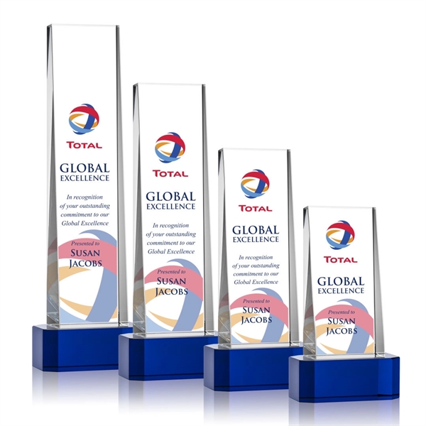 The Milnerton Optical Crystal Award on Sapphire Crystal Base features a... from ASI 84592 St Regis Group / St Regis