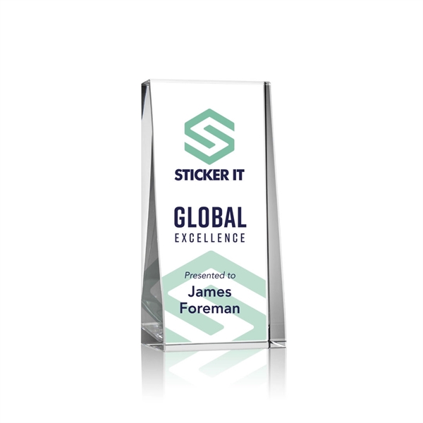 The Milnerton Optical Crystal Award is a freestanding tower with a... from ASI 84592 St Regis Group / St Regis