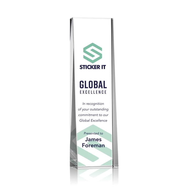 The Milnerton Optical Crystal Award is a freestanding tower with a... from ASI 84592 St Regis Group / St Regis