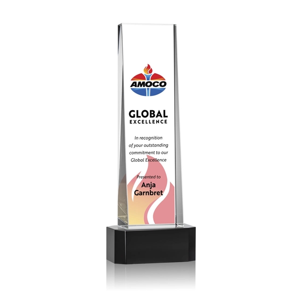 The Milnerton Optical Crystal Award on Ebony Crystal Base features a... from ASI 84592 St Regis Group / St Regis