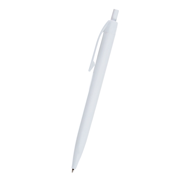 Glossy solid color plunger action pen... from ASI 61125 Hit Promotional Products / Hit®