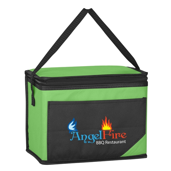 Non-Woven Chow Time Kooler Bag. Made Of 80 Gram Non-Woven, Coated... from ASI 61125 Hit Promotional Products / Hit®