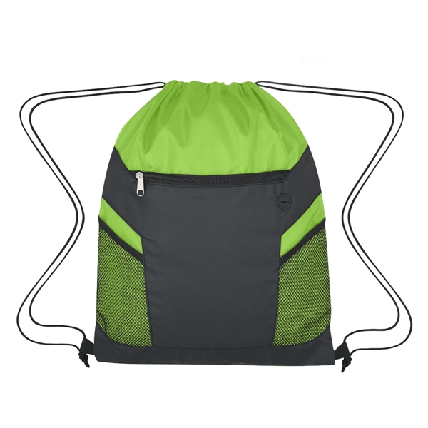 Drawstring bag made of 210 denier PU ripstop.... from ASI 61125 Hit Promotional Products / Hit®