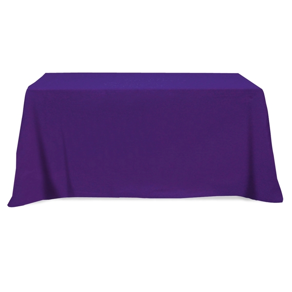 4-sied flat table cover for 6' tables with rolled hem and... from ASI 61125 Hit Promotional Products / Hit®