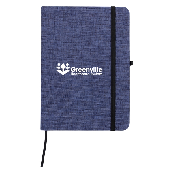 5" x 7" journal with 80 lined pages, a polycanvas cover... from ASI 61125 Hit Promotional Products / Hit®