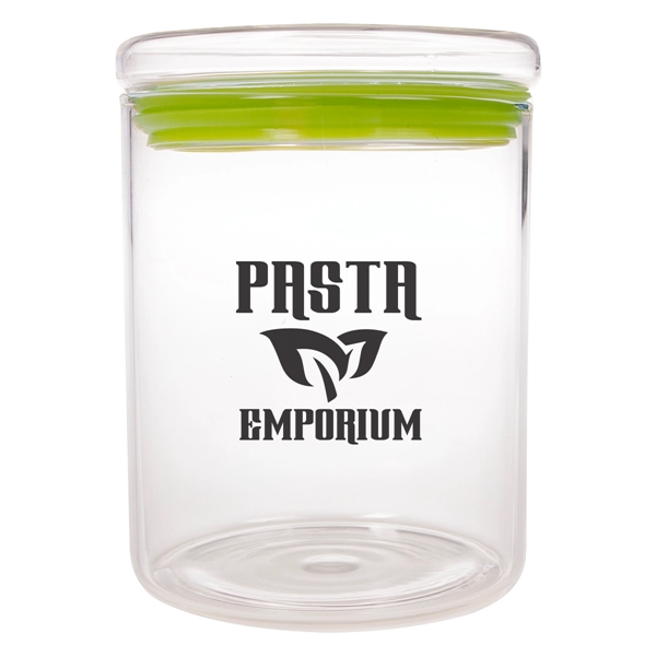 26 oz. Lancaster glass container with a lid available in several... from ASI 61125 Hit Promotional Products / Hit®