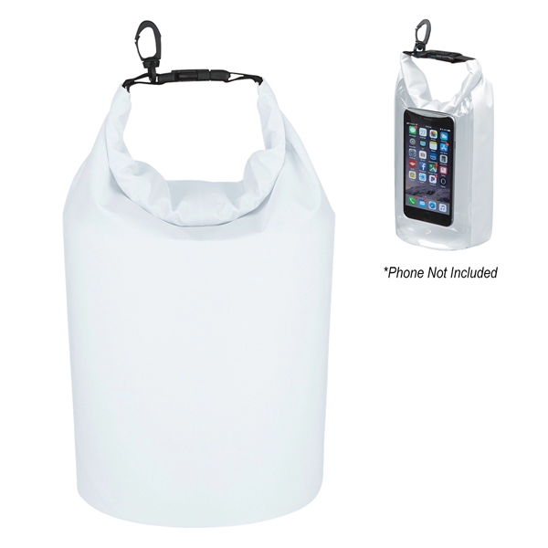 Waterproof bag made of ripstop polyester with PVC backing, phone pocket... from ASI 61125 Hit Promotional Products / Hit®