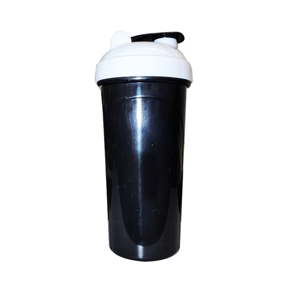 27 ounce double-sided plastic fitness shaker bottle with leak proof seal,... from ASI 31978 Admanline