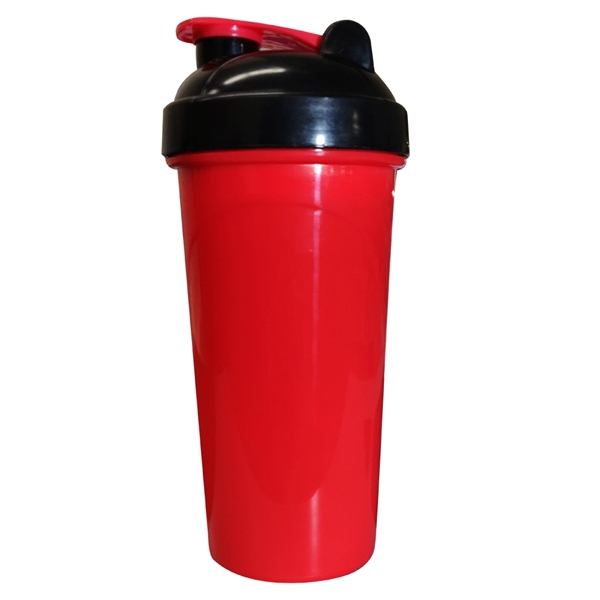 27 ounce double-sided plastic fitness shaker bottle with leak proof seal,... from ASI 31978 Admanline