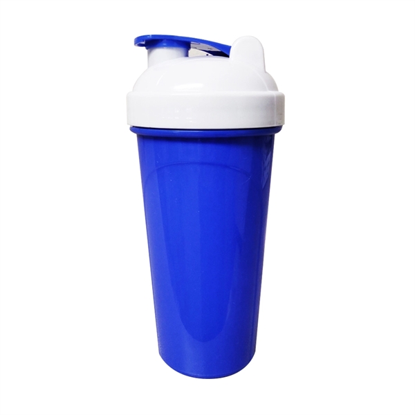 27 ounce double-sided plastic fitness shaker bottle with leak proof seal,... from ASI 31978 Admanline