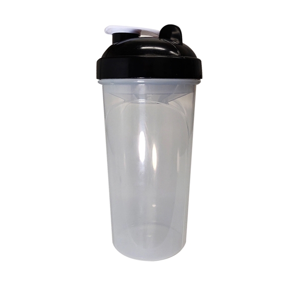 27 ounce double-sided plastic fitness shaker bottle with leak proof seal,... from ASI 31978 Admanline